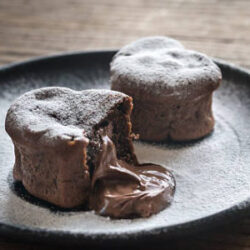 Coeur coulant tout framboise