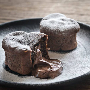 Coeur coulant tout framboise