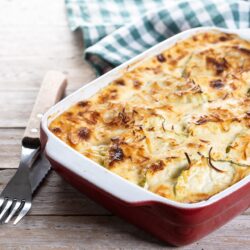 Lasagne de Quorn (Suisse) et lentille à la tomate – env.800g